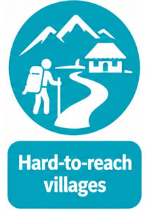 hard to reach villages